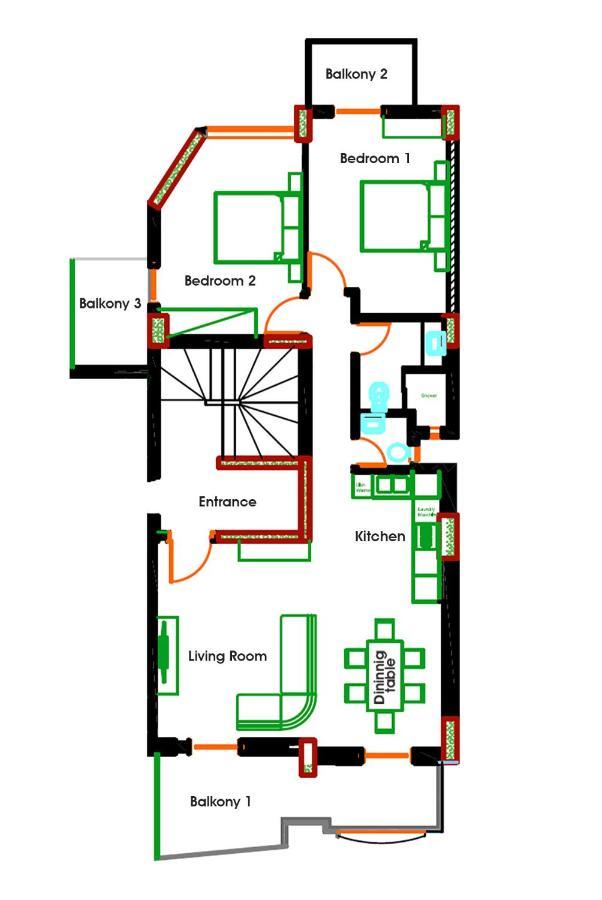 Plato 88 Apartment Каламата Екстериор снимка